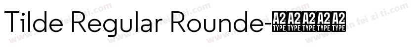 Tilde Regular Rounde字体转换